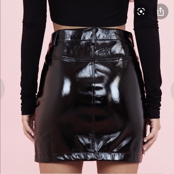 Crybaby Latex Mini Skirt - Picture 2 of 5